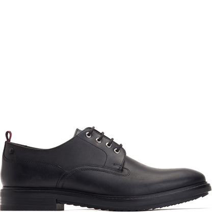 Memphis Pull Up Derby Shoes Black