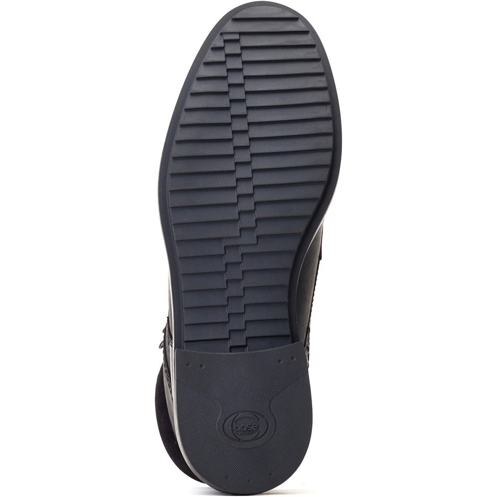 Ashland Pull Up Toe Cap Boots Black