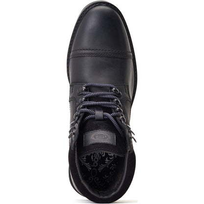 Ashland Pull Up Toe Cap Boots Black