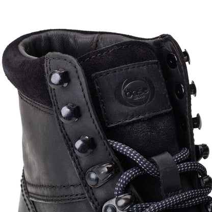 Ashland Pull Up Toe Cap Boots Black