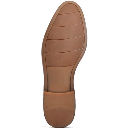 Twain Washed Brogue Shoes Tan