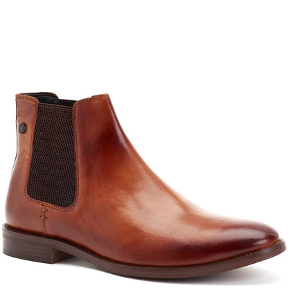 Virgil Washed Chelsea Boots Tan