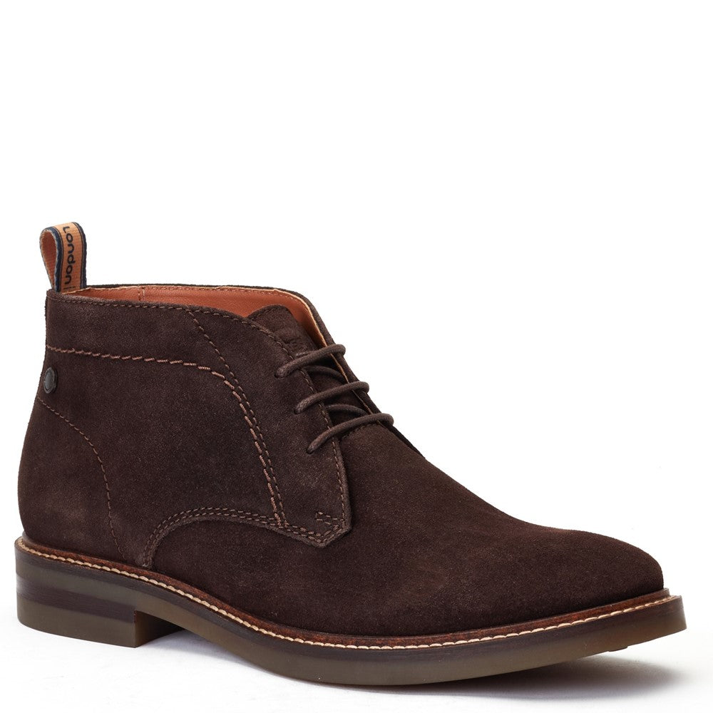 Knebworth Suede Chukka Boots Brown