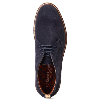 Knebworth Suede Chukka Boots Navy