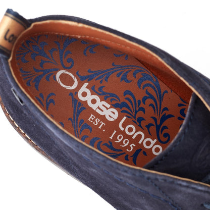 Knebworth Suede Chukka Boots Navy
