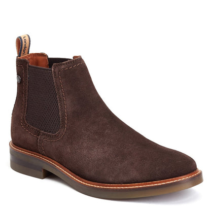 Portland Suede Chelsea Boots Brown