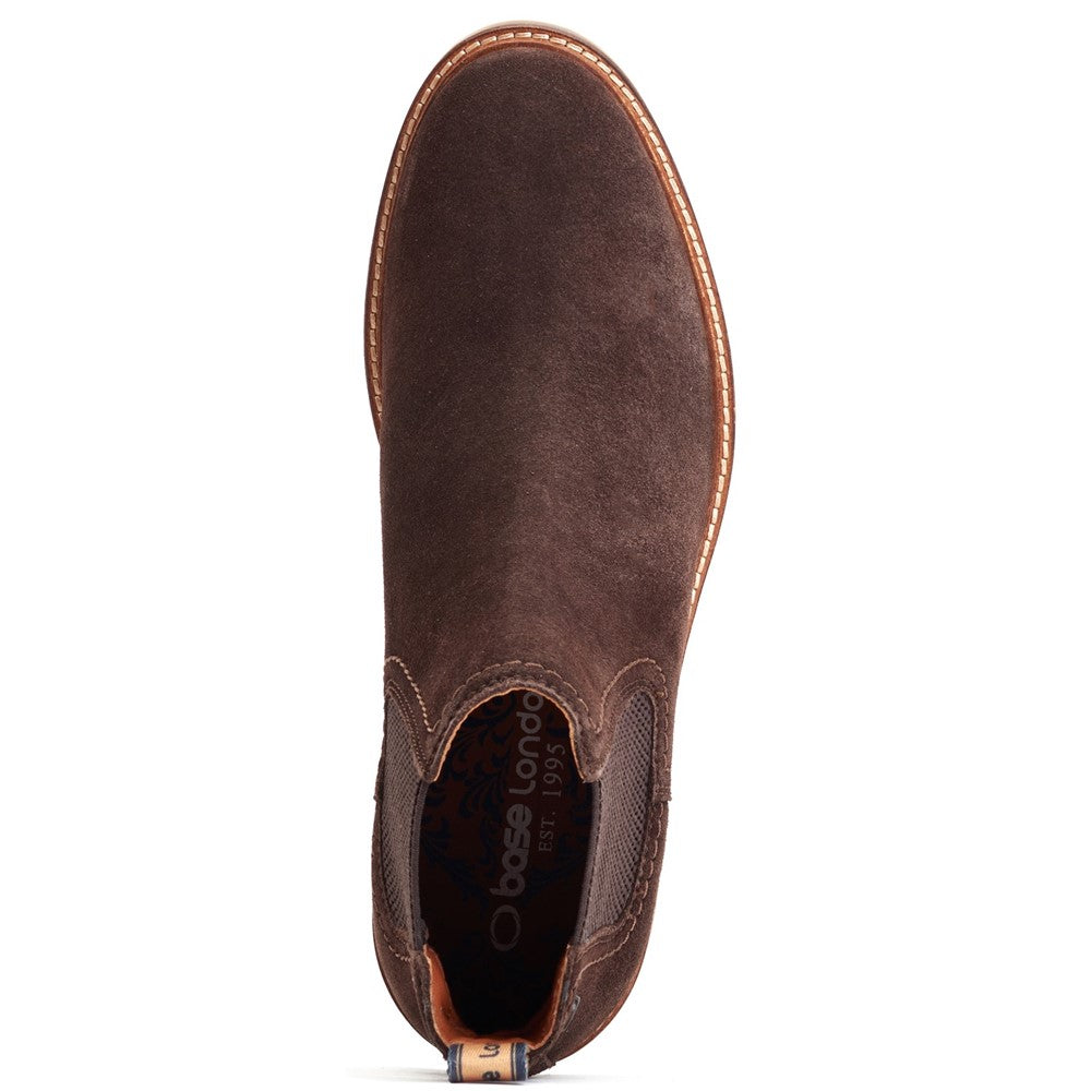 Portland Suede Chelsea Boots Brown
