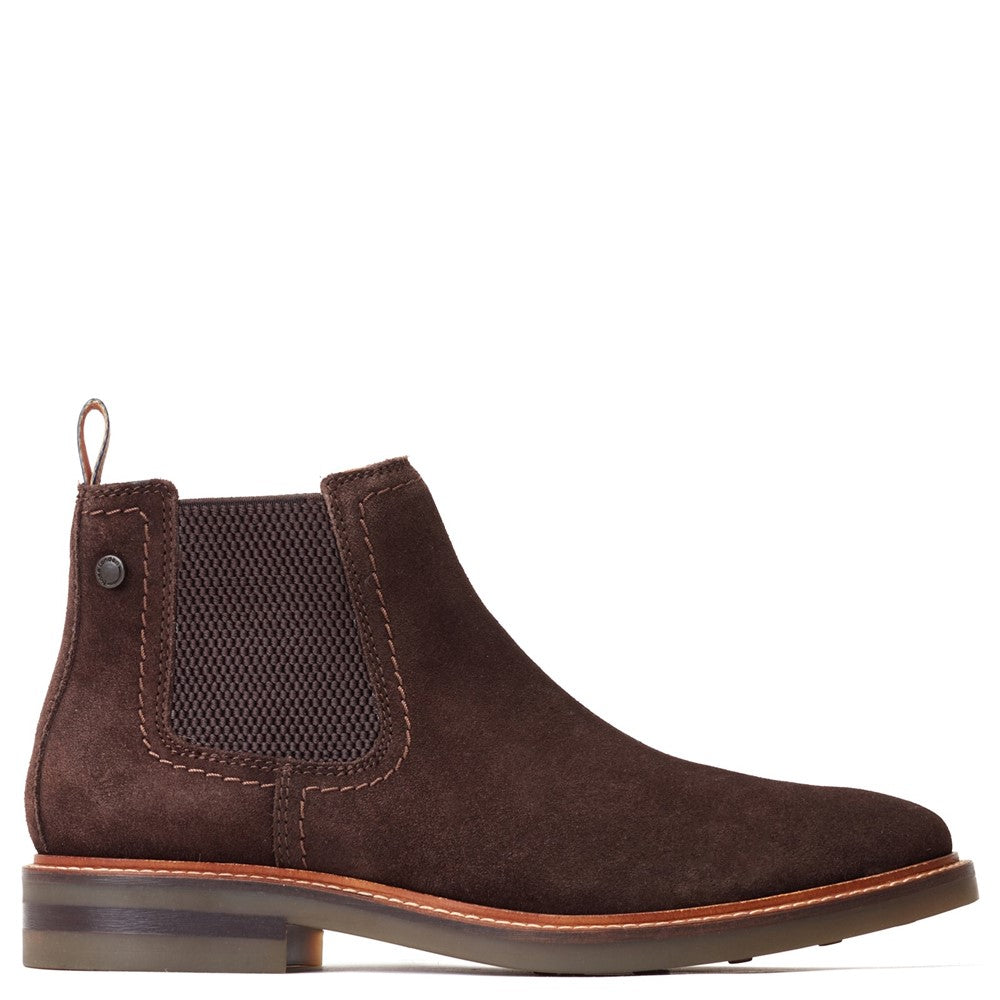 Portland Suede Chelsea Boots Brown