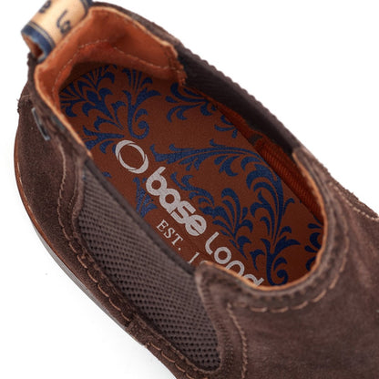 Portland Suede Chelsea Boots Brown