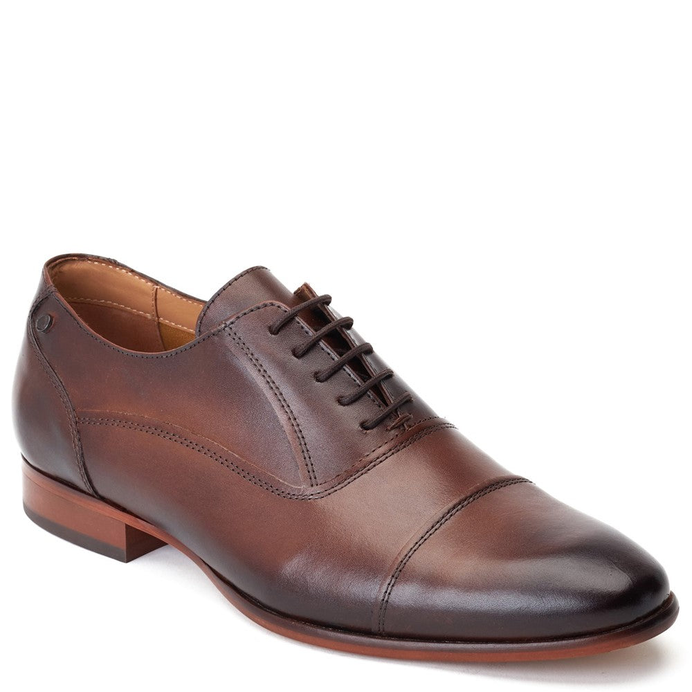 Angelo Waxy Oxford Shoes Brown