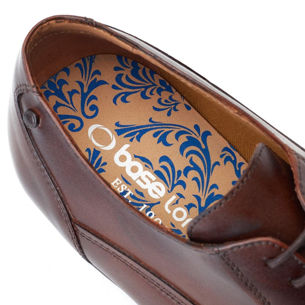 Angelo Waxy Oxford Shoes Brown