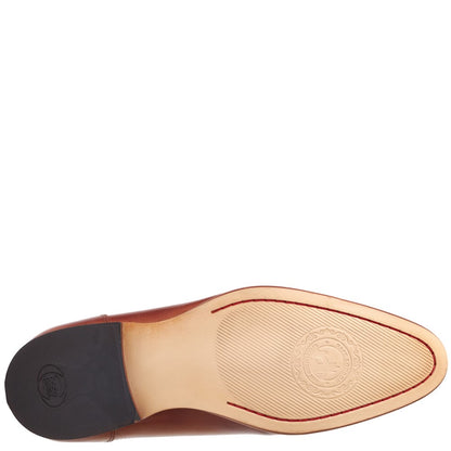 Angelo Waxy Oxford Shoes Tan