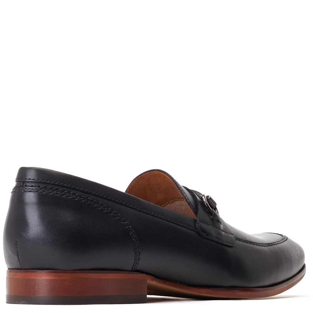 Russo Waxy Loafers Black