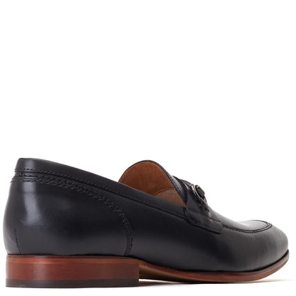Russo Waxy Loafers Black