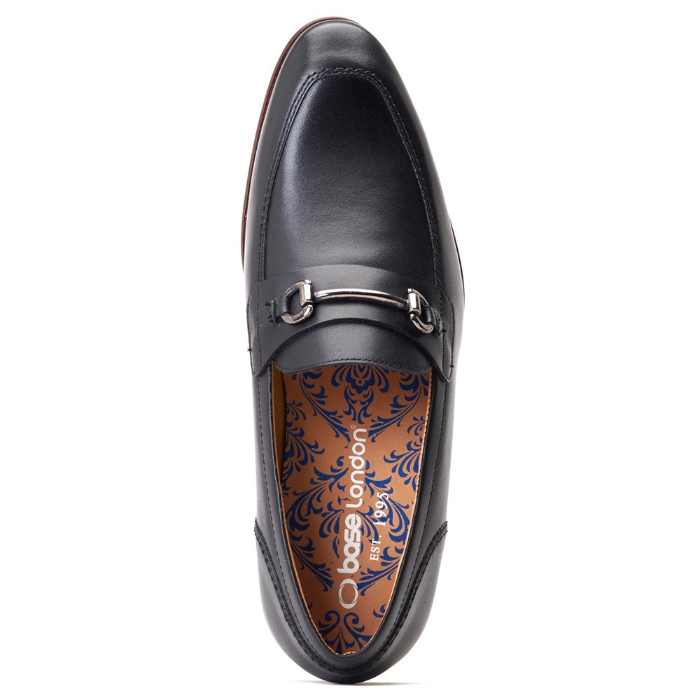 Russo Waxy Loafers Black