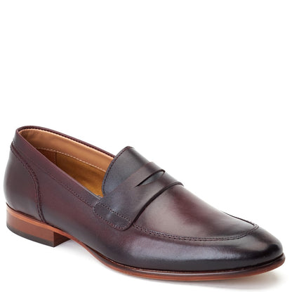 Bruno Waxy Loafers Bordo