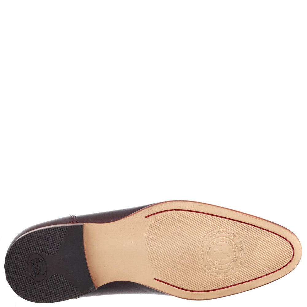 Bruno Waxy Loafers Bordo