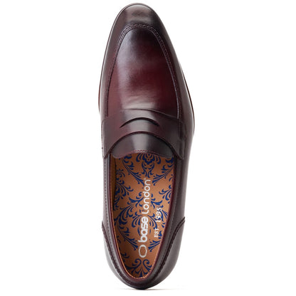 Bruno Waxy Loafers Bordo