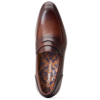 Bruno Waxy Loafers Brown