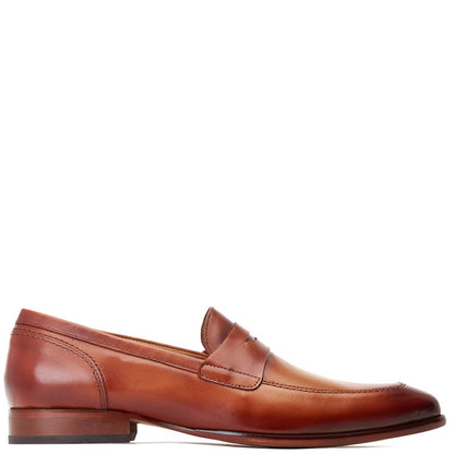 Bruno Waxy Loafers Tan