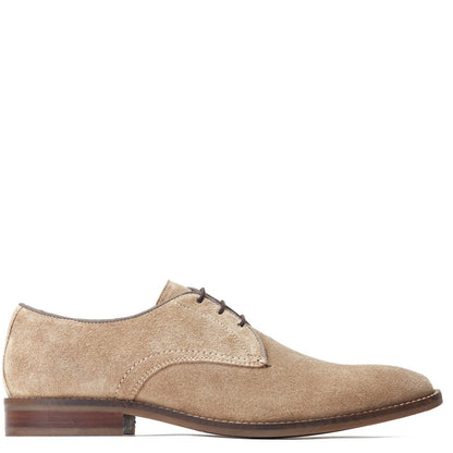 Bronte Suede Derby Shoes Sand