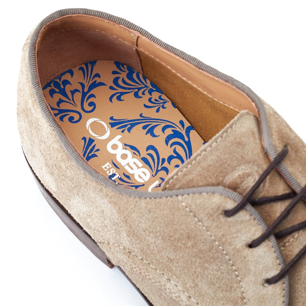 Bronte Suede Derby Shoes Sand