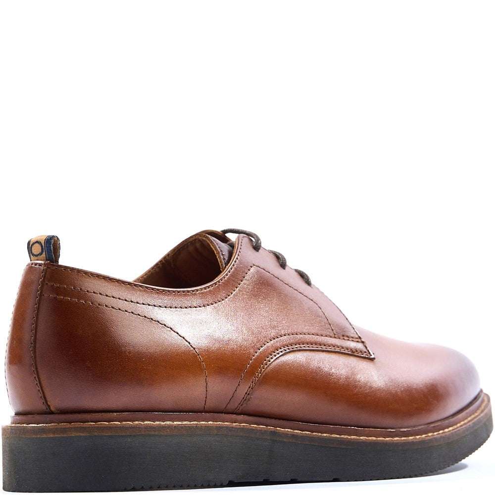 Roly Washed Derby Shoes Tan
