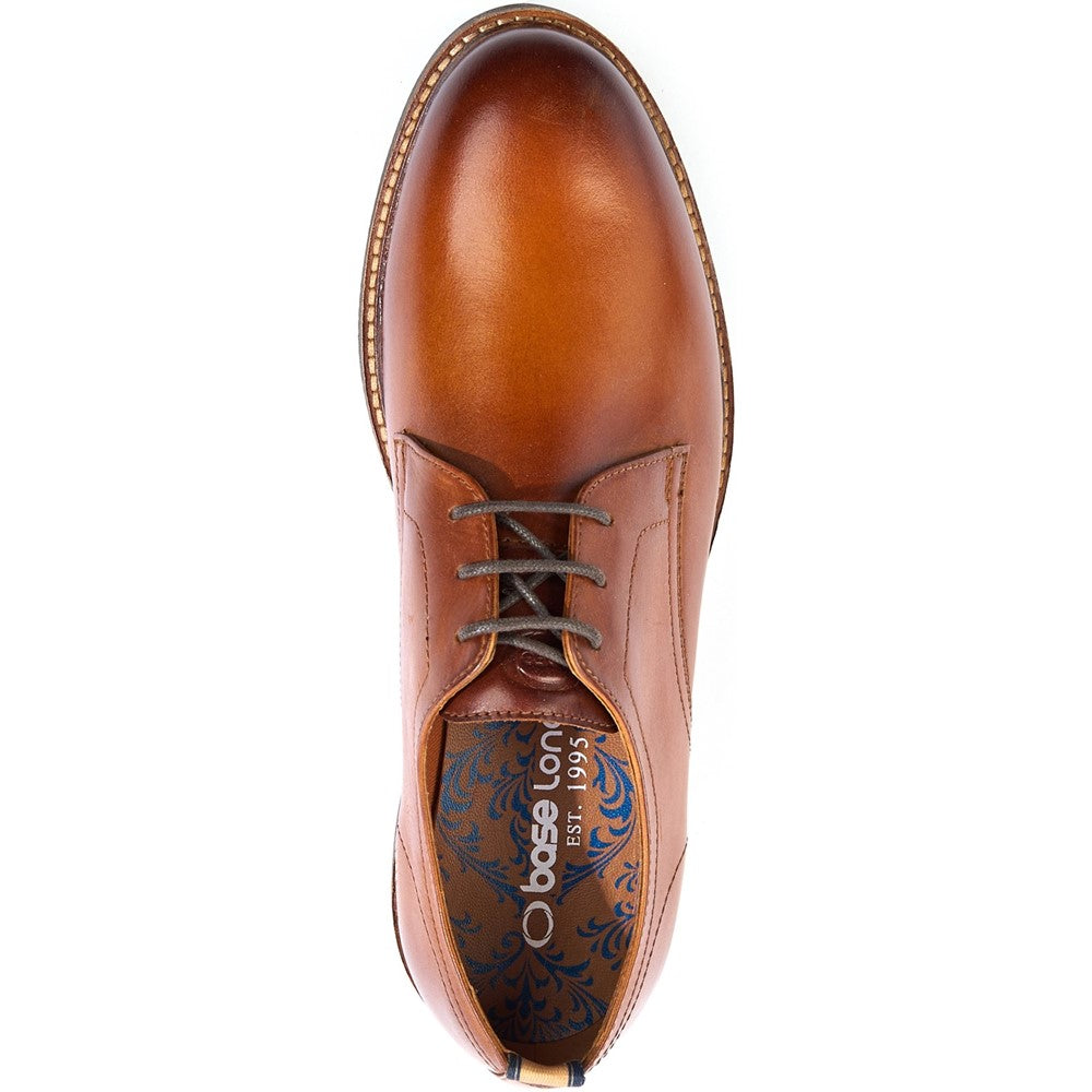 Roly Washed Derby Shoes Tan