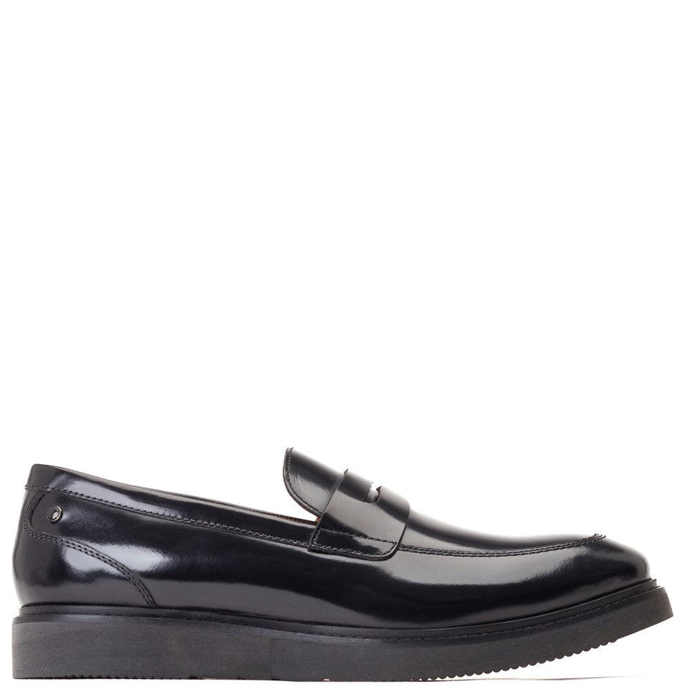 Sid Hi Shine Loafers Black