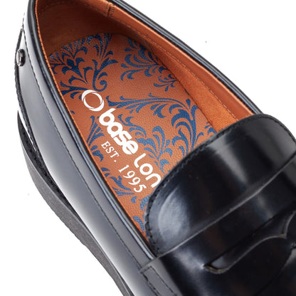 Sid Hi Shine Loafers Black