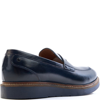 Sid Washed Loafers Navy