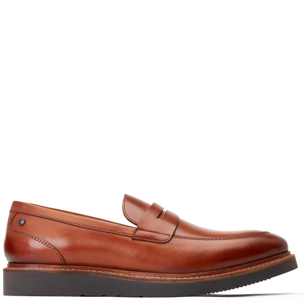 The Crint Tan Men's Leather Loafers