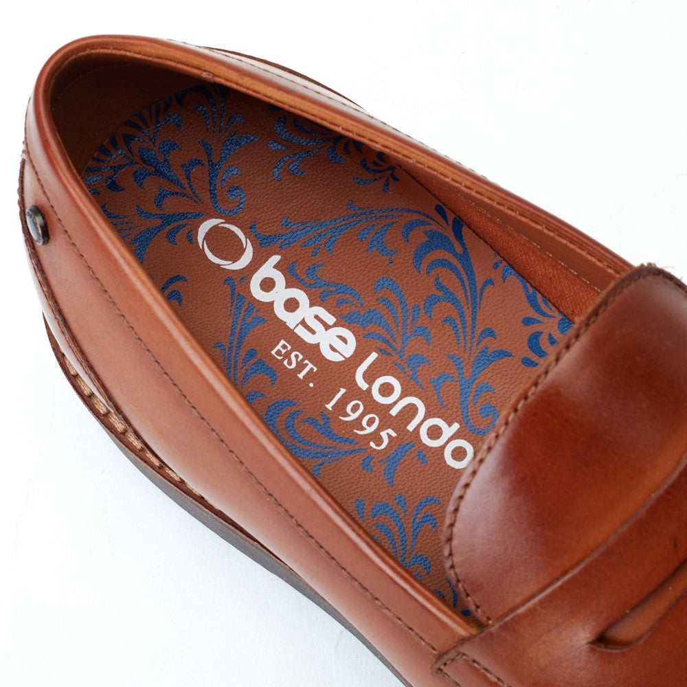 Sid Washed Loafers Tan