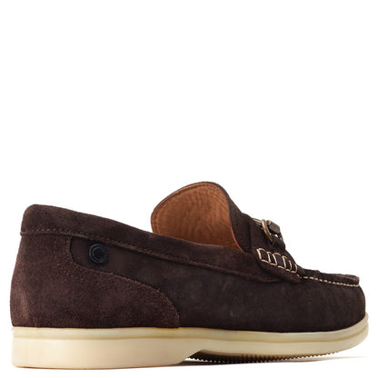 Snapper Suede Loafers Brown