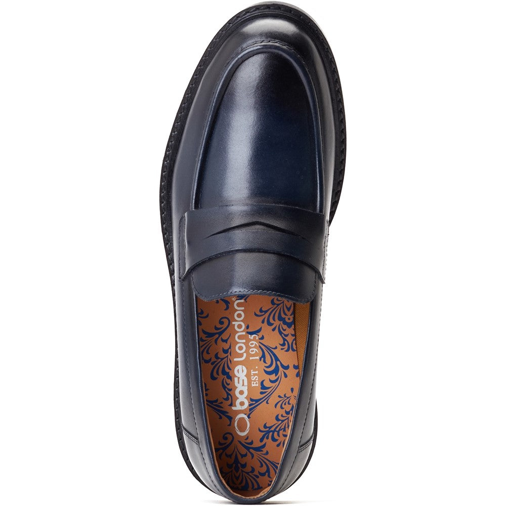 Ivey Burnished Loafers Navy