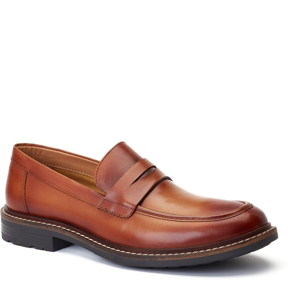 Ivey Burnished Loafers Tan