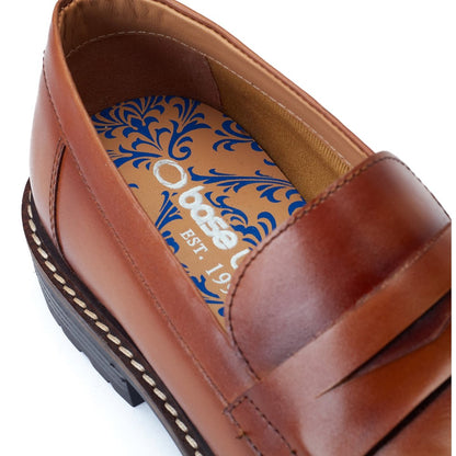 Ivey Burnished Loafers Tan