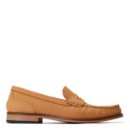 Garfield Nubuck Loafers Tan