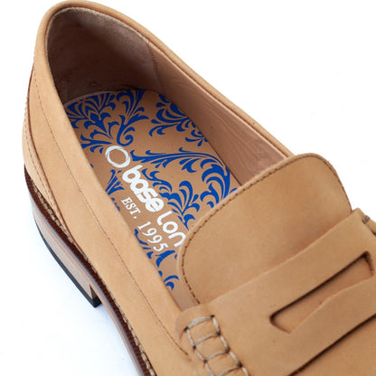 Garfield Nubuck Loafers Tan