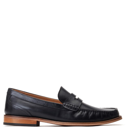 Garfield Washed Loafers Black