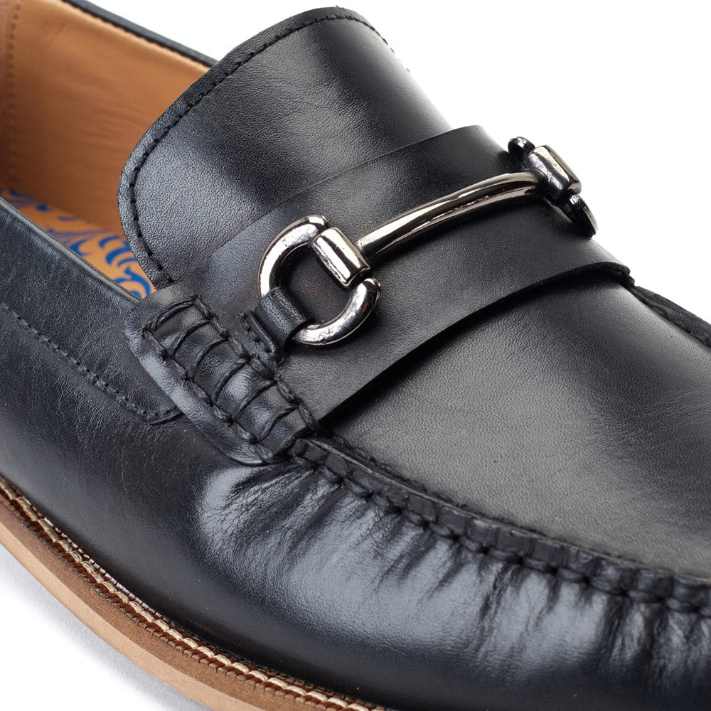 Madison Washed Loafers Black