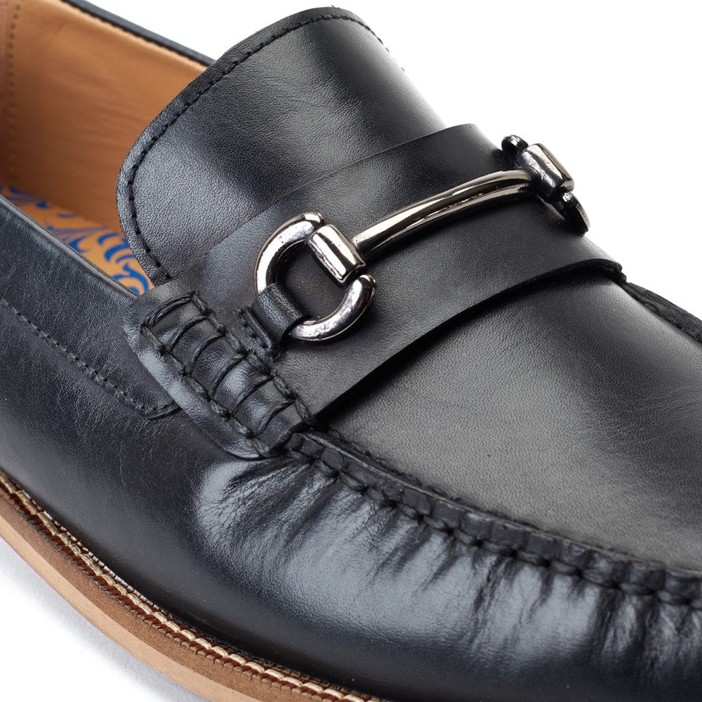 Madison Washed Loafers Black
