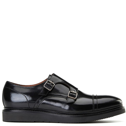 Knight Hi Shine Double Monk Black