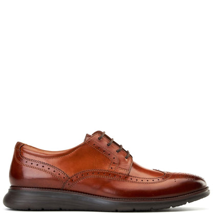 Flight 25 Leather Brogue Shoes Tan