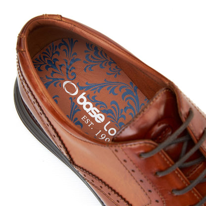 Flight 25 Leather Brogue Shoes Tan