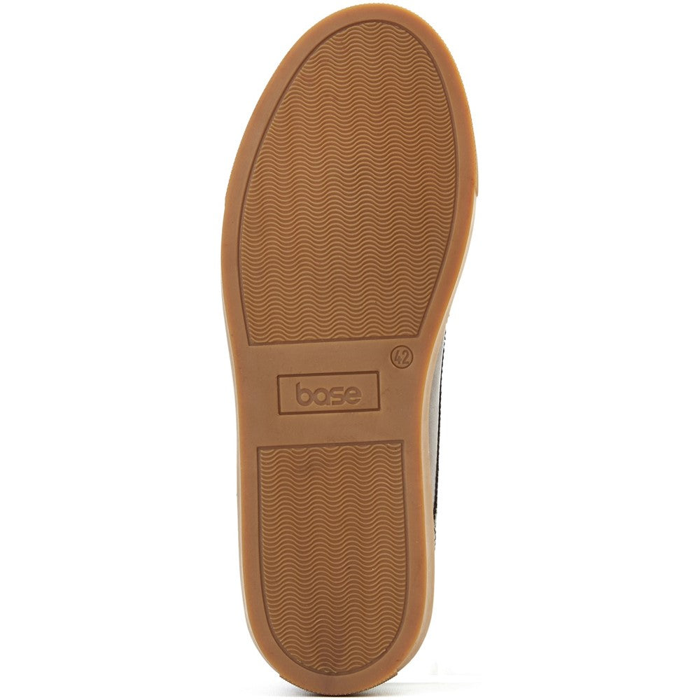 Clapton Brogue Leather Trainers Brown