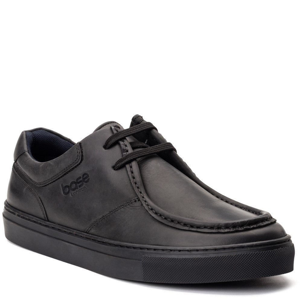 Dalston Moc Toe Trainers Black