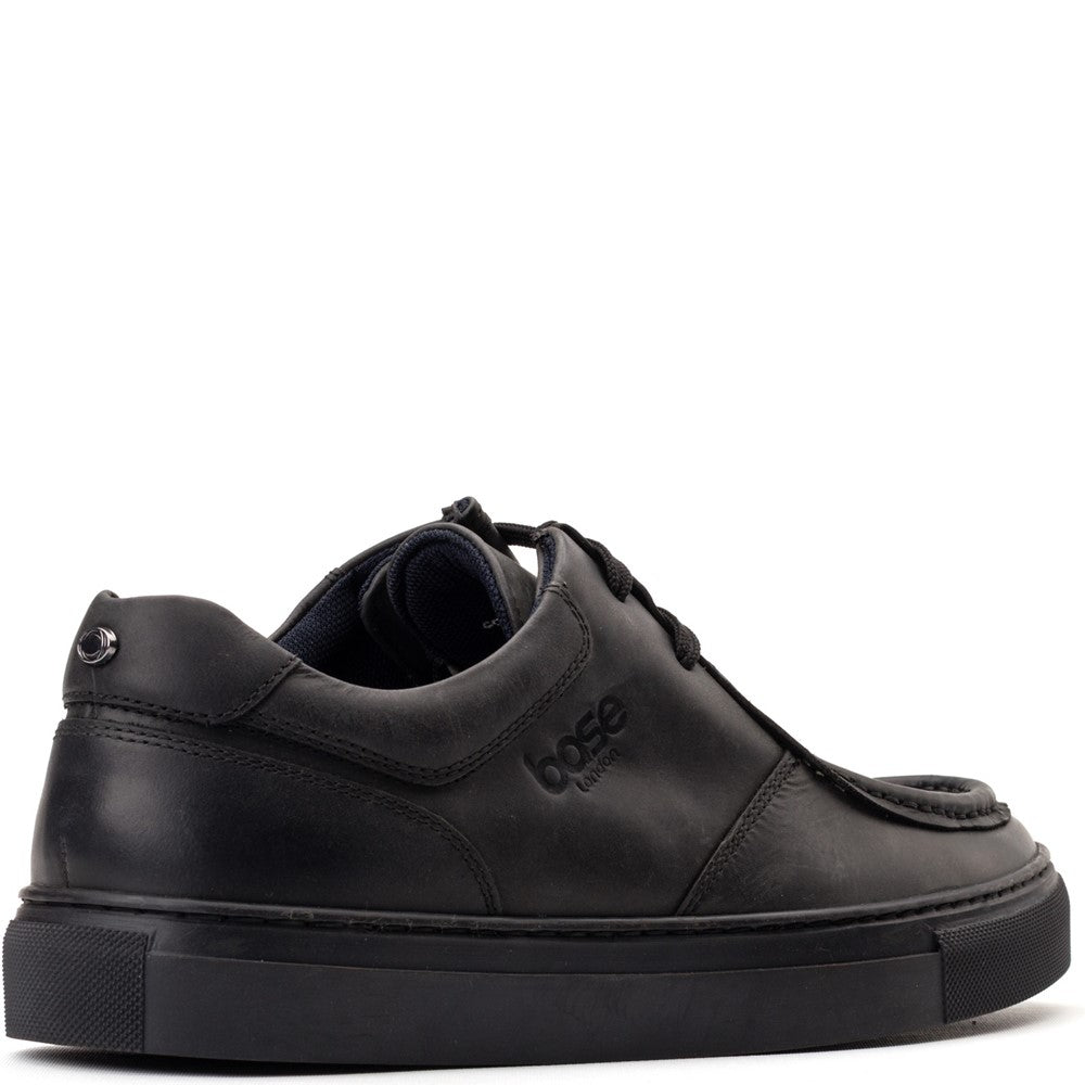 Dalston Moc Toe Trainers Black