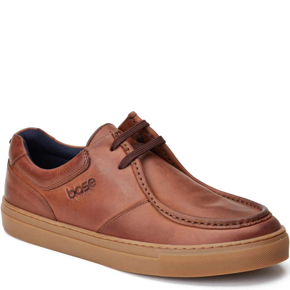 Dalston Moc Toe Trainers Brown