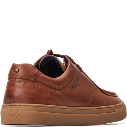 Dalston Moc Toe Trainers Brown